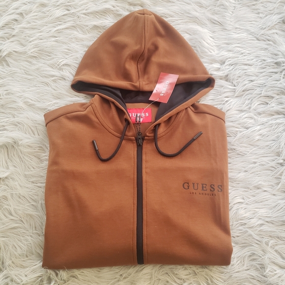 GUESS Kona Blocked Full Zip Hoodie- Large - Picture 8 of 8